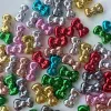 Acrylic electroplated metal creative bean bow tie diy mobile phone pendant chain/pendant key chain accessory making materials Specification image